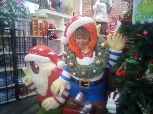 Marlene in Christmas Shop